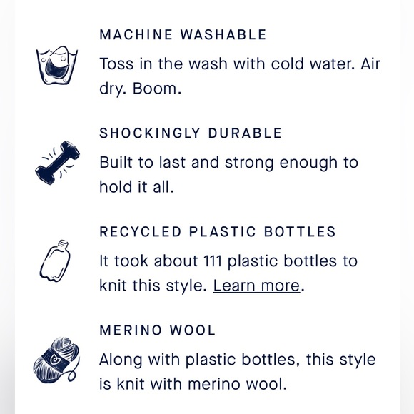 Rothy’s The Bucket Bag Pearl Merino Rare - Picture 6 of 13